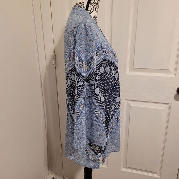 Isaac Mizrahi live open front cardigan cover up - Picture 2 of 8